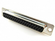 DB-37F (DS1033-37FBNSISS-CT) розетка на кабель (пайка), CONNFLY