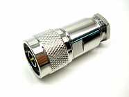 N штекер (N-S213P) на RG-213, пайка,  , Китай