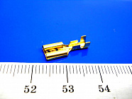 Контакт гнездовой DJ622-D4.8A, 4.8мм (плоский), Клемма ножевая неизолированная, Китай