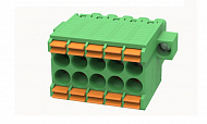 Зажим 15EDGKNHM-3.5-10P-14-00A(H), разъемный клеммный блок, 10 контактов, Degson