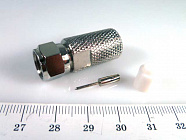 F штекер (F-U213P) на RG213, накрутка,  , Китай