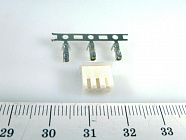 CHU-3 (XH 03F)(L-KLS1-2.50-03-H) розетка кабельная, БЕЗ контактов (контакты 203549, 203367)/ 2.50мм, закрытая, KLS