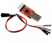 Конвертер-переходник USB-UART на CP2102, с разъемом USB, поддержка: Windows XP/ 7/ Linux/ Mac OS и т.д. , Китай