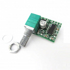 Усилитель звука цифровой 3W*2, на PAM8403 с регулятором громкости и выключателем,  (EM-603), Питание 2.5-5В,   2*3W(4Ом),, Китай