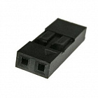 BLS-1X02 (L-KLS1-540A-1X02-H) розетка обж.,  БЕЗ контактов ( контакты 178228, 201995)/ шаг 2,54мм. / макс.допуст.ток: 3А., KLS