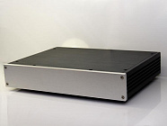 Корпус для аудио AL3406 silver, 340*62*248мм. / алюминиевый / серебристый, Китай