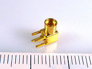 MMCX гнездо 'м' (MMCX-JR) на плату, угловое,  , Китай