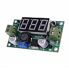 Преобразователь DC-DC понижающий, вх. 4-40В, вых.1,25-37В с регул. до 2А на LM2596 с LED вольтметром, вх.:4-40В; вых.:1,25-37В; 2-3А; 150 кГц.(M3359)(98125), Китай