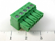 Зажим 15EDGK-3.81-05P-14-00AH, разъемный клеммный блок, 5 контактов , Degson