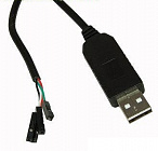 Преобразователь интерфейсов USB - RS232 (тип 1) ,  на PL2303HX  (EM-903), Китай