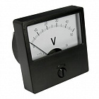 Вольтметр щитовой М42301 0-50В (60*60) к.т. 1.5 (аналог),  постояного тока, Китай