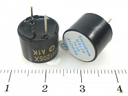 Излучатель звука HCM1205X (генератор),  5В. / 2,3кГц. / 85дБ. / 12,0*12,0*9,5 мм., Китай