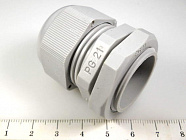 КАБЕЛЬ  ВВОД PG-21G серый,  IP54,  диам.отв.под кабел.ввод 28мм. / резьба PG21 / диам.каб. от 9 до 17мм., BEISIT