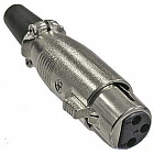 CANNON (XLR) 3F TD-393 розетка кабельная, 3 контакта  , Китай