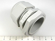 КАБЕЛЬ  ВВОД PG-29 (18-25) серый,  IP68,  диам.отв.под кабел.ввод 32мм. / резьба PG29 / диам.каб. от 20 до 25мм., Китай