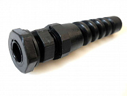 КАБЕЛЬ  ВВОД MGB12-P-6B, IP68,  [черный] [гибкий][нейлон][d уст.отв. - 12мм], Китай