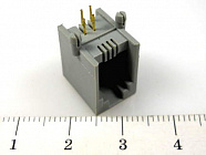 TJ4P4C розетка в плату 55-01 5521 4P,  , CZT