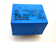 РЕЛЕ T72 12VDC (843) (OUDH-SS-112D), [=12В][ 1гр.на перекл.][10А~120В/10А=28В], Китай
