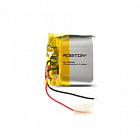 Аккумулятор  Li-Po 3.7V  500mAh LP852526, [3,7В] [500мАч] [25*26*8,5мм] [плоский][с провод.], Robiton