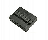 BLD-2X07 (I-DS1071-SCB02X7) розетка обж.,  БЕЗ контактов ( контакты 178228, 201995)/ шаг 2,54мм./ макс.допуст.ток: 3А., CONNFLY