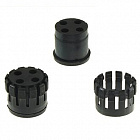 КАБЕЛЬ  ВВОД D/MG25A-H4-05 черный, IP68, нейлон, d входящего кабеля : 2-5мм (4шт.), Китай