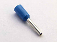 Наконечник DN00708(LT07508) синий, торцевой трубчатый, с изоляцией, 1.2x8mm; сеч. пров.: 0,75 мм2 (18 AWG)  , Китай