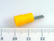 Наконечник кабельный DBV5.5-10,  штекер плоский с изоляцией, сеч. каб. 4-6мм2    , Китай