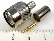 TNC штекер (TNC-C59P) на RG59, обжим,  , Китай