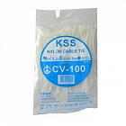 Стяжка 100мм. CV-100,  100шт, белая,  2,5*100/ нейлон, KSS