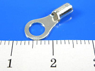 Наконечник кабельный GRNB 1.25-4S, кольцевой, без изоляции,  d=4.3мм, сеч. пров.0.5-1.5мм2  , YCD