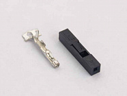 BLS-1X01 (KLS1-540A-1X01-H) розетка обж.,  БЕЗ контактов ( контакты 178228, 201995)/ шаг 2,54мм./макс.допуст.ток: 3А.  , KLS