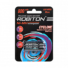 Аккумулятор R03 NiMh 1.2V 800mAh ROBITON CYCLONE RTU800mAh,  1,2В. / 800мАч. / 'AAА' (HR03), Robiton