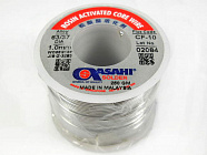 ПРИПОЙ ASAHI  Sn63Pb37  1.0мм  250г, RA флюс CF10, ASAHI