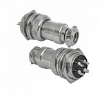 Разъем DS1110-01-4B6 розетка на кабель, вилка на блок, PIN 4, CONNFLY