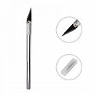 Скальпель радиомонтажный + 10 лезвий, (129110)