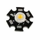 Светодиод мощный 3WR 3.6V 200-220LM 3000-3500K, белый теплый, Китай