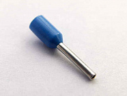 Наконечник DN00508(LT05008) синий, торцевой трубчатый, с изоляцией, 1x8mm; сеч. пров.: 0,5 мм2 (20 AWG), Китай