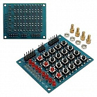 Клавиатура кнопочная 5x4 (4х4 + 4), 8 светодиодов, для Arduino, 5В, 50*60мм  (Arduino Switch module), Китай
