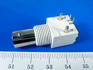 BNC гнездо (BNC-JR )(BNC-144) на плату угловое, пласт., Китай