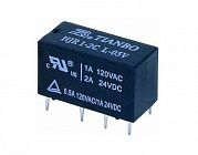 РЕЛЕ HJR1-2C L-24VDC, [=24В.][2гр.на переключение][2А.~240В.], TIANBO