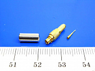 MMCX штекер (MMCX-C174P) на RG174, обжим, Китай