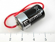 Батарейка LiBAT [AA1/2] ER14250-AX-A08937,  3,6В /1200мАч / '1/2AA' / '312'/с 2 гориз.вывод./ 25.2мм*14.5мм / цилиндр./11гр, EEMB