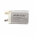 Аккумулятор  Li-Po 3.7V 1850mAh LP103450UN, [3,7В] [1850мАч] [50х34x10мм][плоский][БЕЗ защитной платы], Robiton