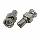 BNC штекер (BNC-E75P) терминатор (заглушка),  75 Ом, Китай