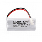 Аккумулятор  DECT- T-356-2XAAA для радиотелефонов, NiMH / 2,4В. 800мАч./ с универсальным коннектором/ без эффекта памяти , Robiton