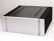 Корпус для аудио ALR3212 silver, 320*120*313мм. / с радиаторами / лицевая панель- алюминий 10мм. / серебристый, Китай