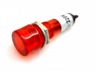 Лампа неоновая N-804Rс держателем, 220В, красная, Китай
