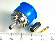 N штекер (N-C58P) на RG-58, обжим,  , Китай