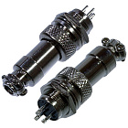 Разъем DS1110-01-3B6 розетка на кабель, вилка на блок, PIN 3,  миниатюрный, CONNFLY