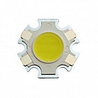Светодиод мощный 3W 12V 90LM 6000K 11MM COB, [напр.пит. от 9В. до 11В.][ток раб.300мА][белый] [-30...+85 °С], Китай
